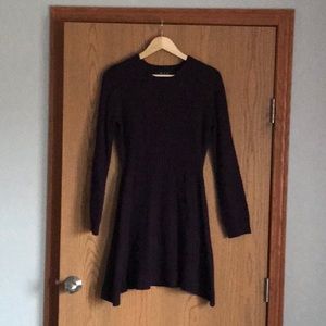 Purple Sweater Dress